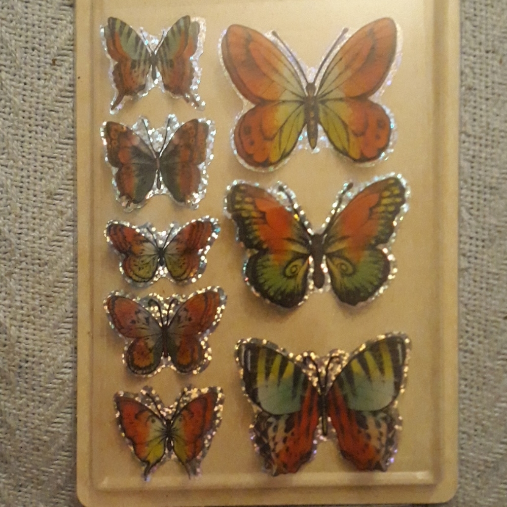 Crafters Square Pop Up Butterfly Stickers